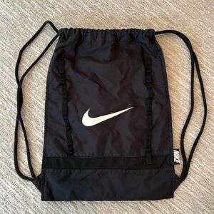 Nike nylon soft “cinch sack”.  Black & white. Like new condition.